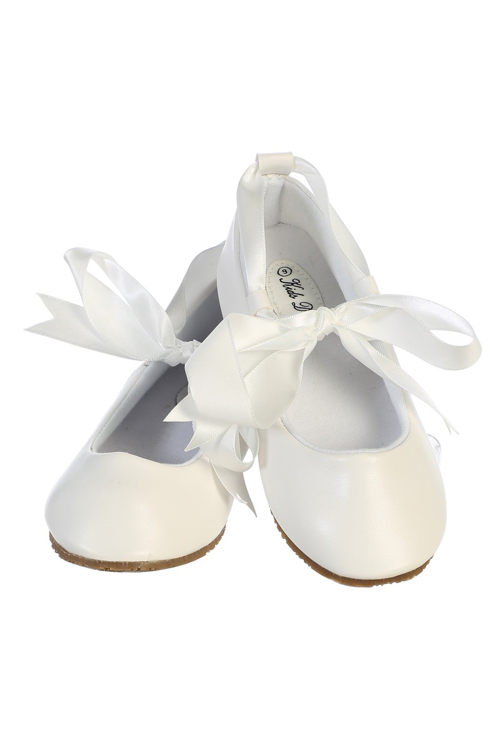 Ballerina Ribbon Tie Rubber Shoes Cinderella Flats Toddler Party