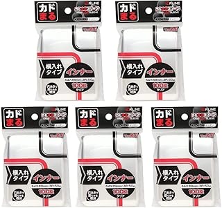 カドまるスリーブ インナー 横入れタイプ Ver.2 サイズ64×89mm 100枚入り (5個セット)