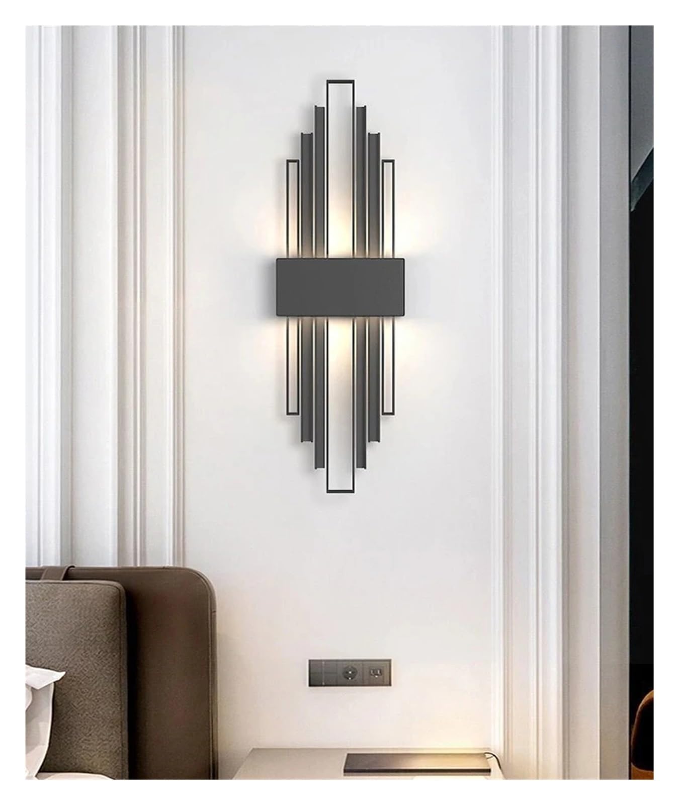 Applique murale LED design moderne pour salon et chevet de chambre