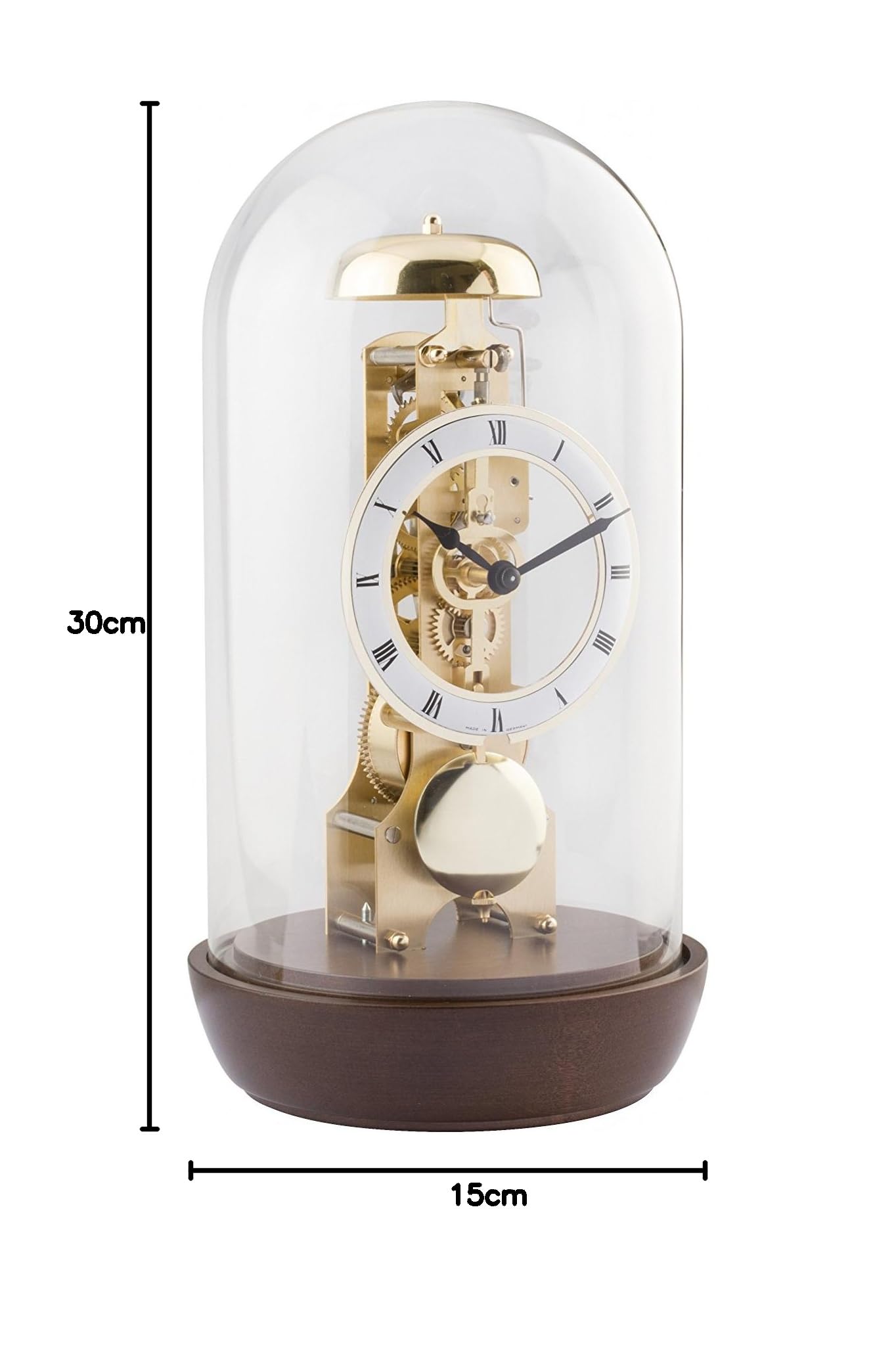 Amazon.co.jp: モダン時計 機械式巻き上げ 14日稼働 ヘルムレ : ホーム