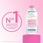 Garnier Micellar Cleansing Water, All-in-One Cleanser & Gentle Makeup Remover, For All Skin Types Including Sensitive. 400ml
