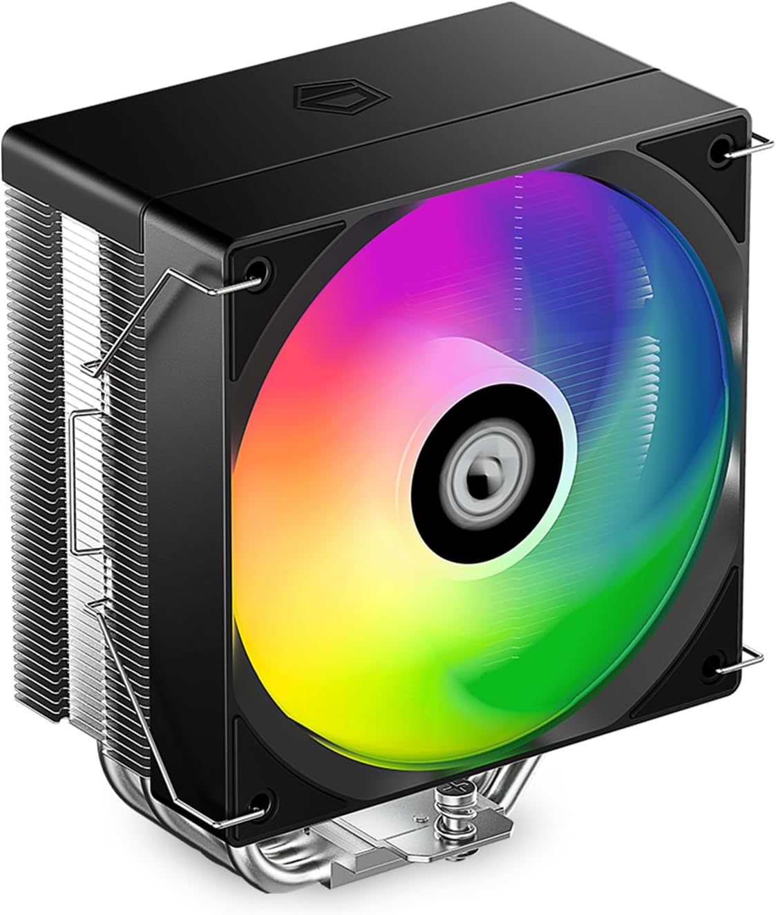ID-COOLING SE-214-XT V2 ARGB CPU Air Cooler, 4 Heat Pipes, 120mm ARGB PWM Fan, Direct Contact Heatsink, Intel LGA1700/1200/115X & AMD AM5/AM4 Compatible