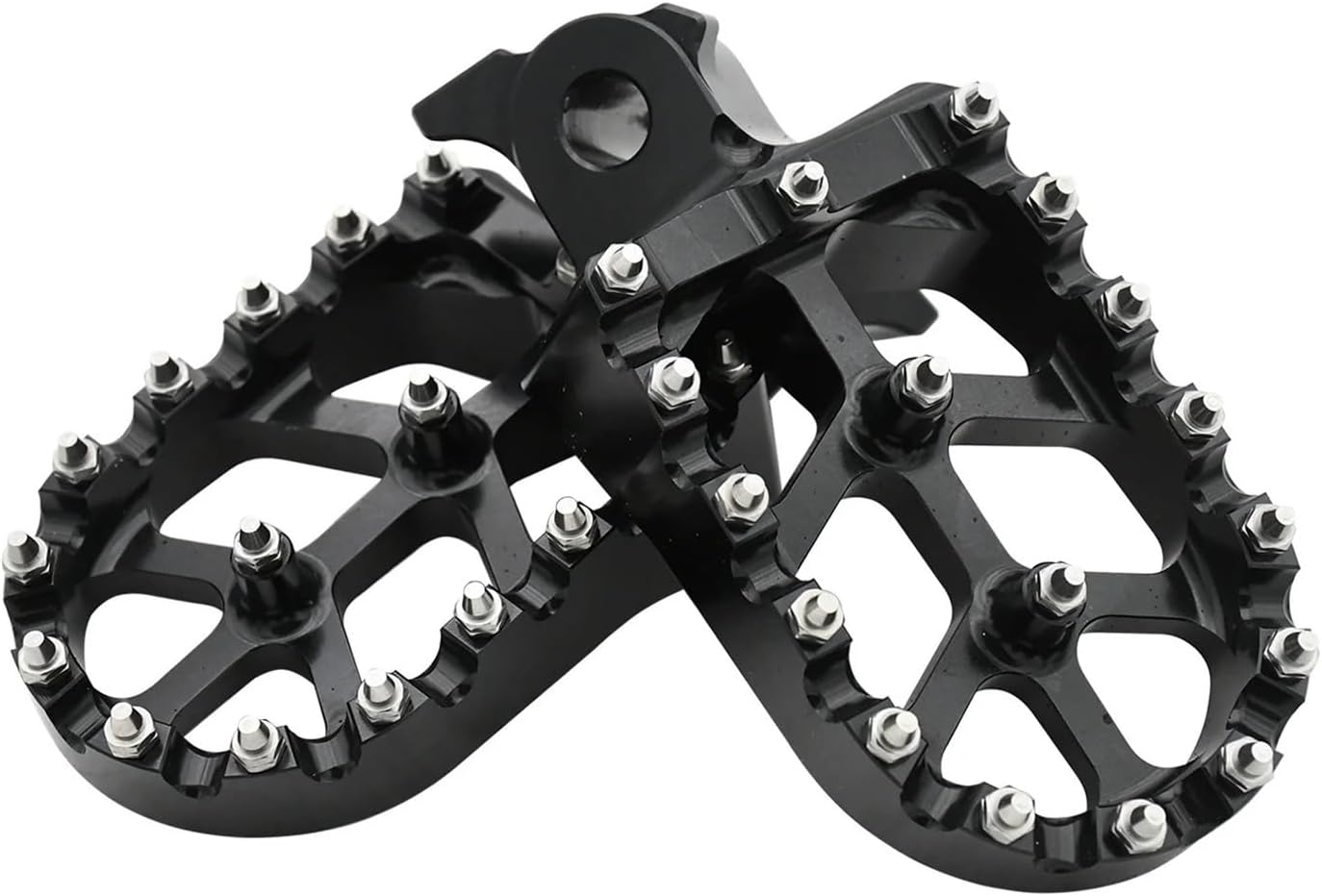 Motorcycle pedal Motorcycle Aluminum Footpegs Pedals Floor Boards Tenere XTZ700 700 2019-2024 700 Edition Tenere 700 World(Black)