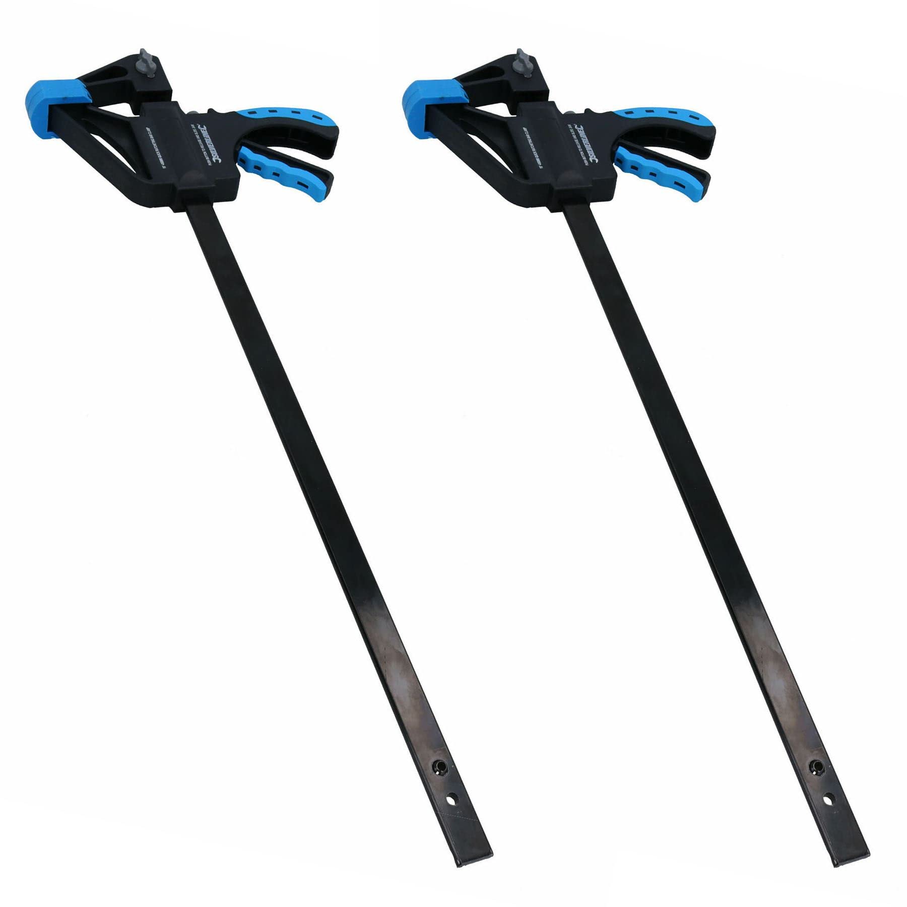 Pince à cliquet à dégagement rapide 450 mm lot de 2 pour un serrage puissant et précis