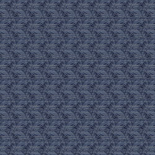 Image of Tommy Bahama Shadow Palm Peel and Stick Wallpaper, (Indigo Blue)