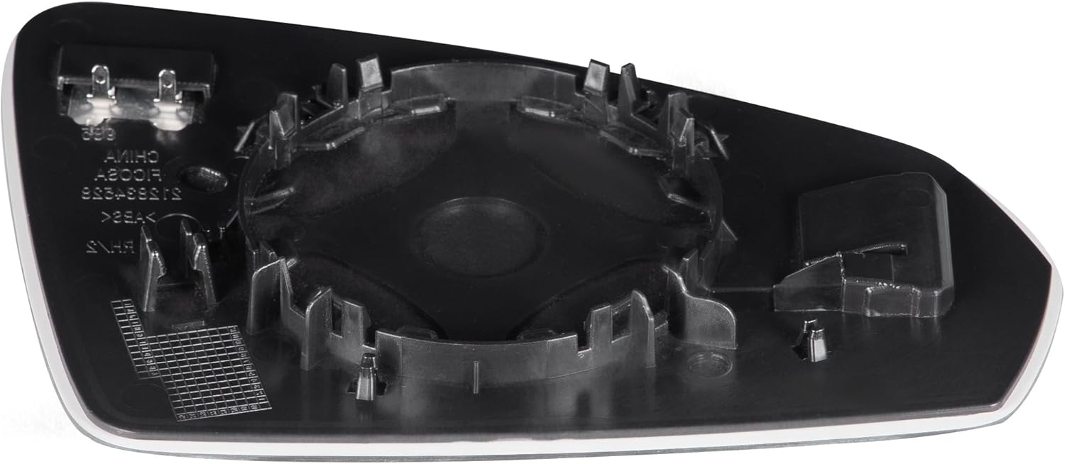 EAP Driver Side Mirror Glass Compatible with Volkswagen Taos 2022-2025, Heated, 2GJ857522F 2GJ857522D