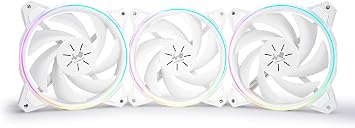 IN WIN Sirius Pure 120mm White Addressable RGB Fan (ASP120) for Desktop Computers