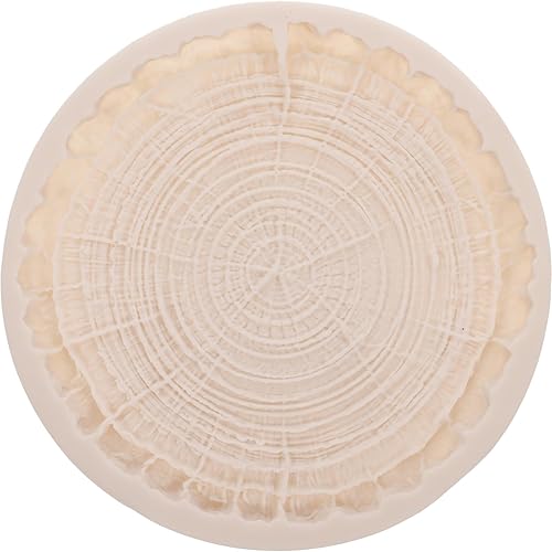 EXCEART Moldes flexibles para hormigón de silicona para tocón, tocón de árbol, tocón de árbol, tocón de árbol, fundición de resina epoxi de