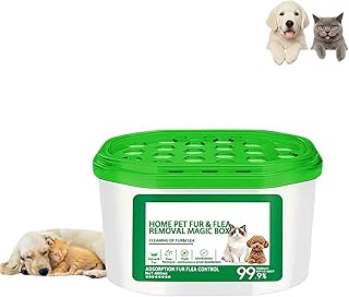 Home Pet Furs & Odor Removal Magics Box,360°-Rundum-Haarsammler In Der Luft, Leistungsstarke Vollwinkel-Fell,Automatischer Lufterfrischer Staubfilter Entfernung Tierhaarentferner
