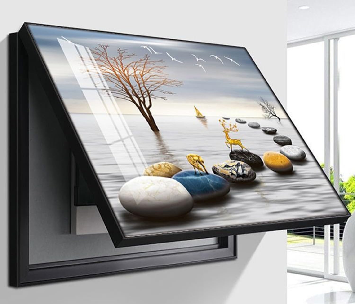 Copri Contatore Copertura Del Contatore Elettrico Pittura Decorativa Quadro Decorativo Della Scatola Di Distribuzione Per Interni Moderna Copri Quadro Elettrico Decorativo Contatore A10,50*40cm