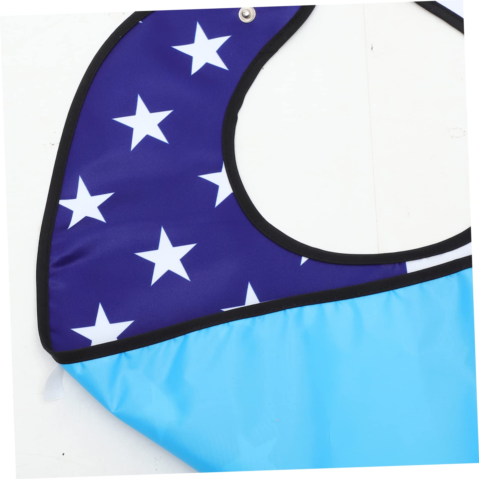Mobestech 3stücke Erwachsenen Lätzchen Mit Verstellbarem Verschluss Wasserdichter Kleiderschutz Für Senioren Im American Flag Design Für Schutz Beim Trinken