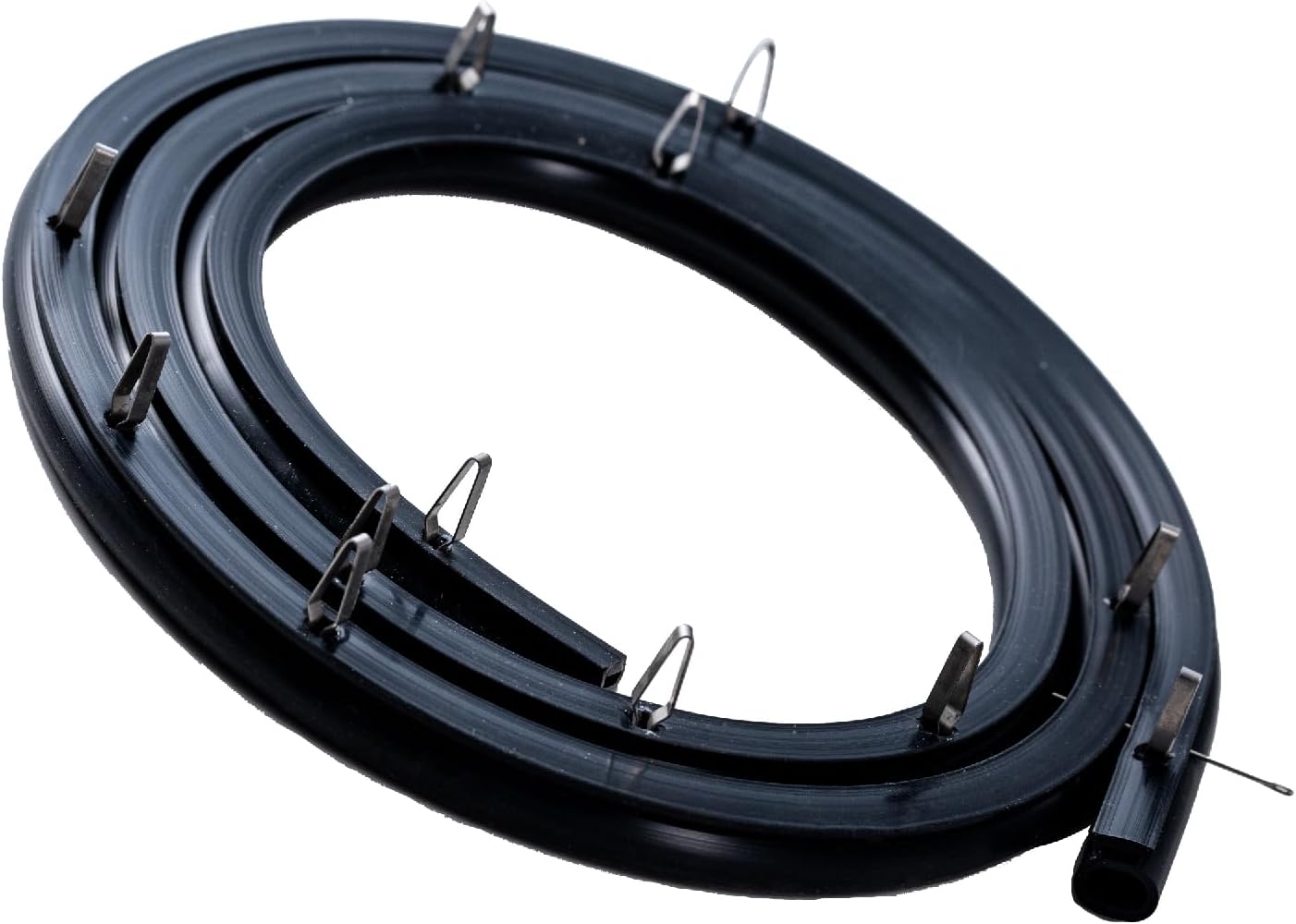 OEM 316239700 Range Oven Door Gasket Seal with 12 Mounting Clips Compatible with Frigidaire Kenmore Ovens FEF303BWA FEF303CWA, Replace 833130 AP2126661 AH440011 EA440011 PS440011