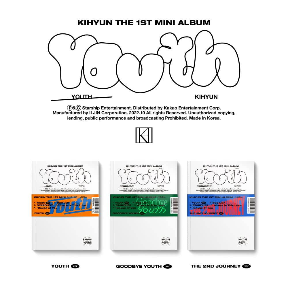 Amazon.co.jp: キヒョン KIHYUN - YOUTH 1stミニアルバム+Free Gift