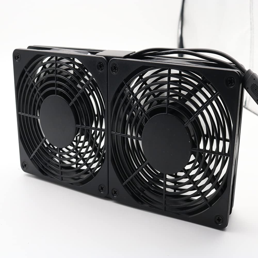 Kühlerlüfter Server-Kühler, Lüfter, Router, PC-Kühler, TV-Box, drahtlos, leise, leise, DC, 5 V, USB-Stromversorgung, 120 mm, 240 mm, Lüfter, 12 cm, mit Schrauben Computergehäusekühler