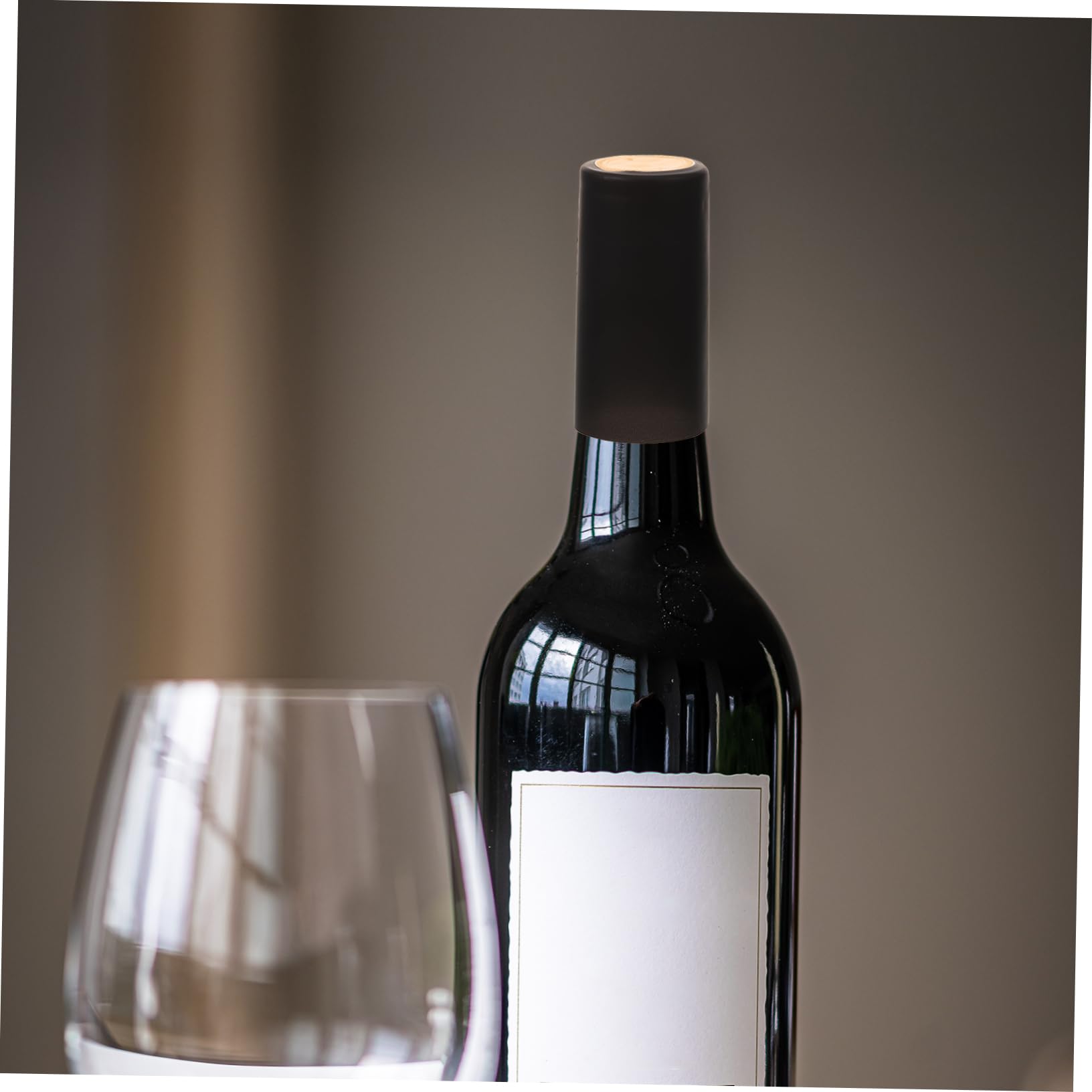 STOBAZA Wine Covers Bottles Heat Shrink Capsules (100pcs) Wine Bottle Shrink Wrap