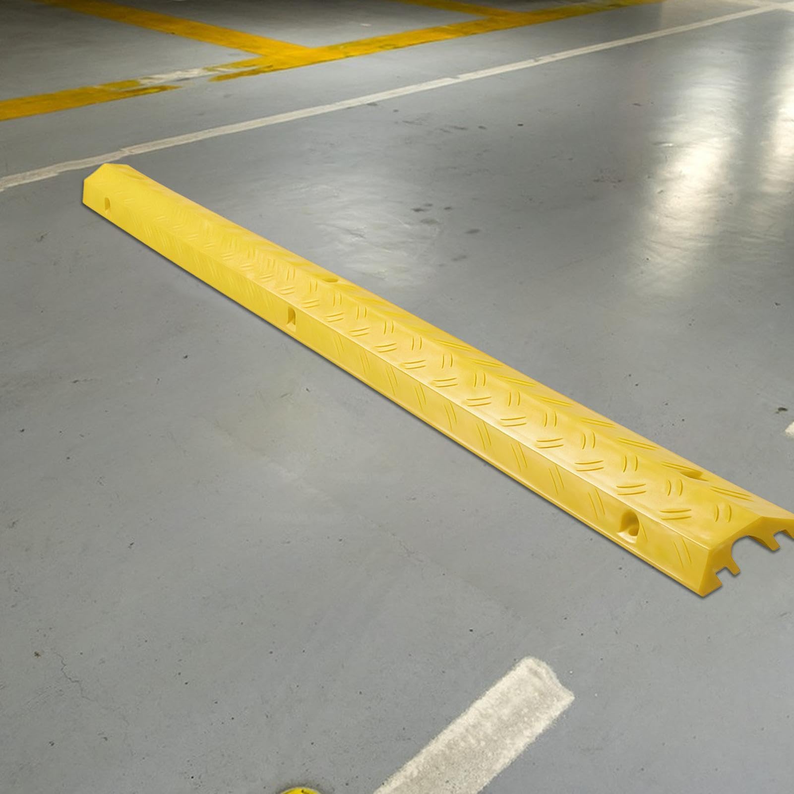 Cubierta Para Cable De Suelo Rampa de Suelo para Proteger Cables de Energía | Cubierta para Líneas de Energía de Exterior Para Exterior Entrada De Vehículos Acera Garaje Jardín Oficina Hotel