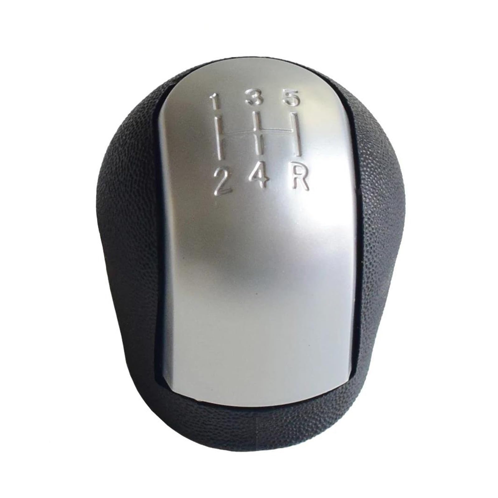ZYINCEN Speed Gear Shift Knob for Opel for Vectra C 2002-2005 Car Shift Gear Knob Lever Replace(Matt Silver,A)