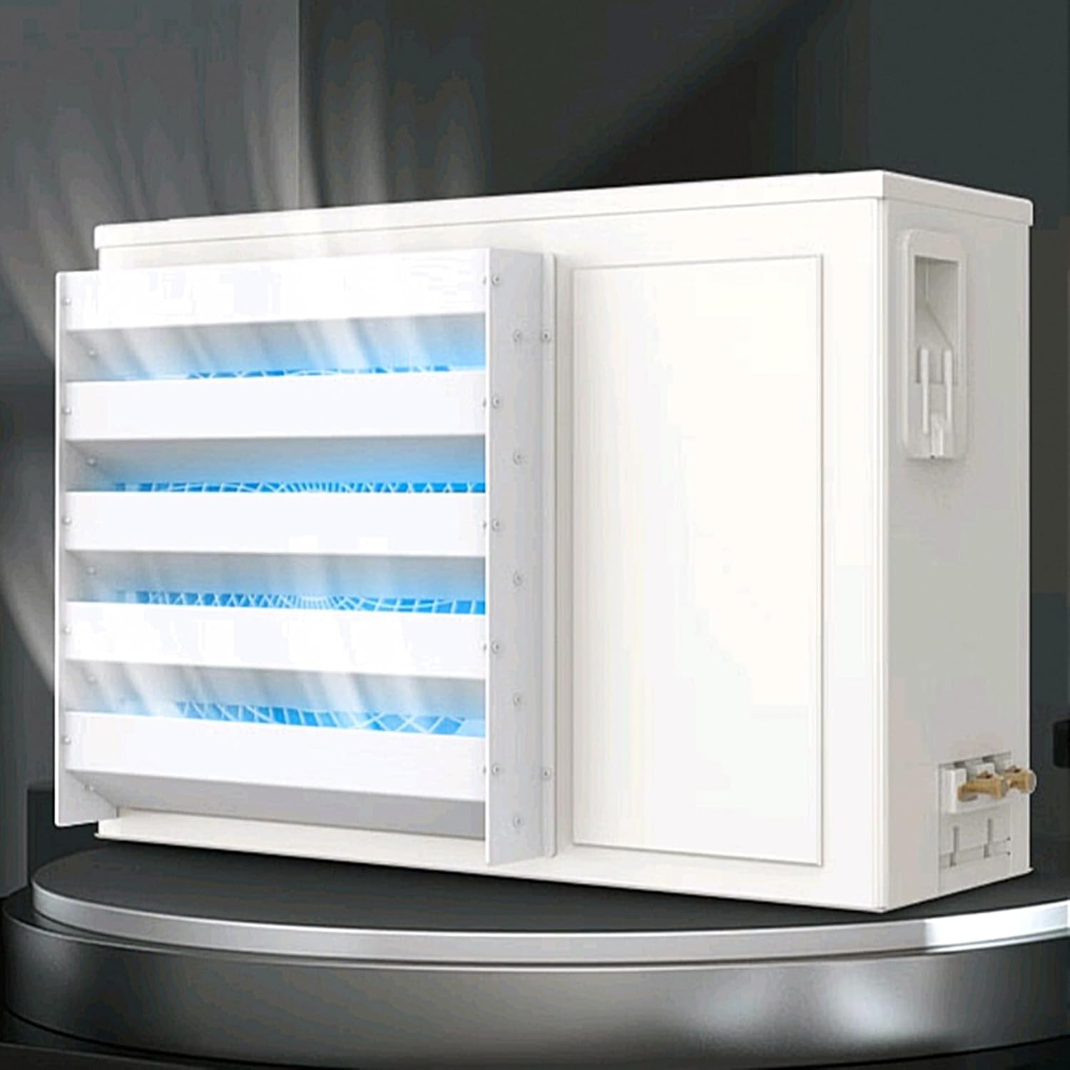 Deflektor klimatyzatora, Zewnętrzny deflektor osłony skraplacza AC w ​​wielu rozmiarach(55X55cm)