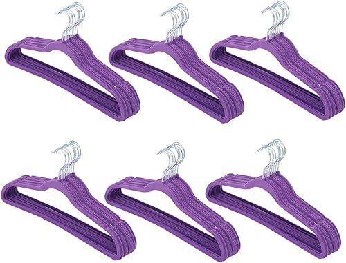 Vista 17 de Home Basics Perchas para trajes/ropa de interior de acero negro para interiores (paquete de 25), 9.25 pulgadas de alto x 18 pulgadas de ancho x 0.25