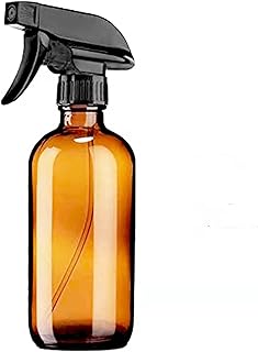 Amber Glass Spray Bottles,500ml Brown Glass Spray Bottles,Empty Amber Glass Spray Bottles With Labels - 17oz Trigger Sprayer Glass Bottles Amber Spray Bottle