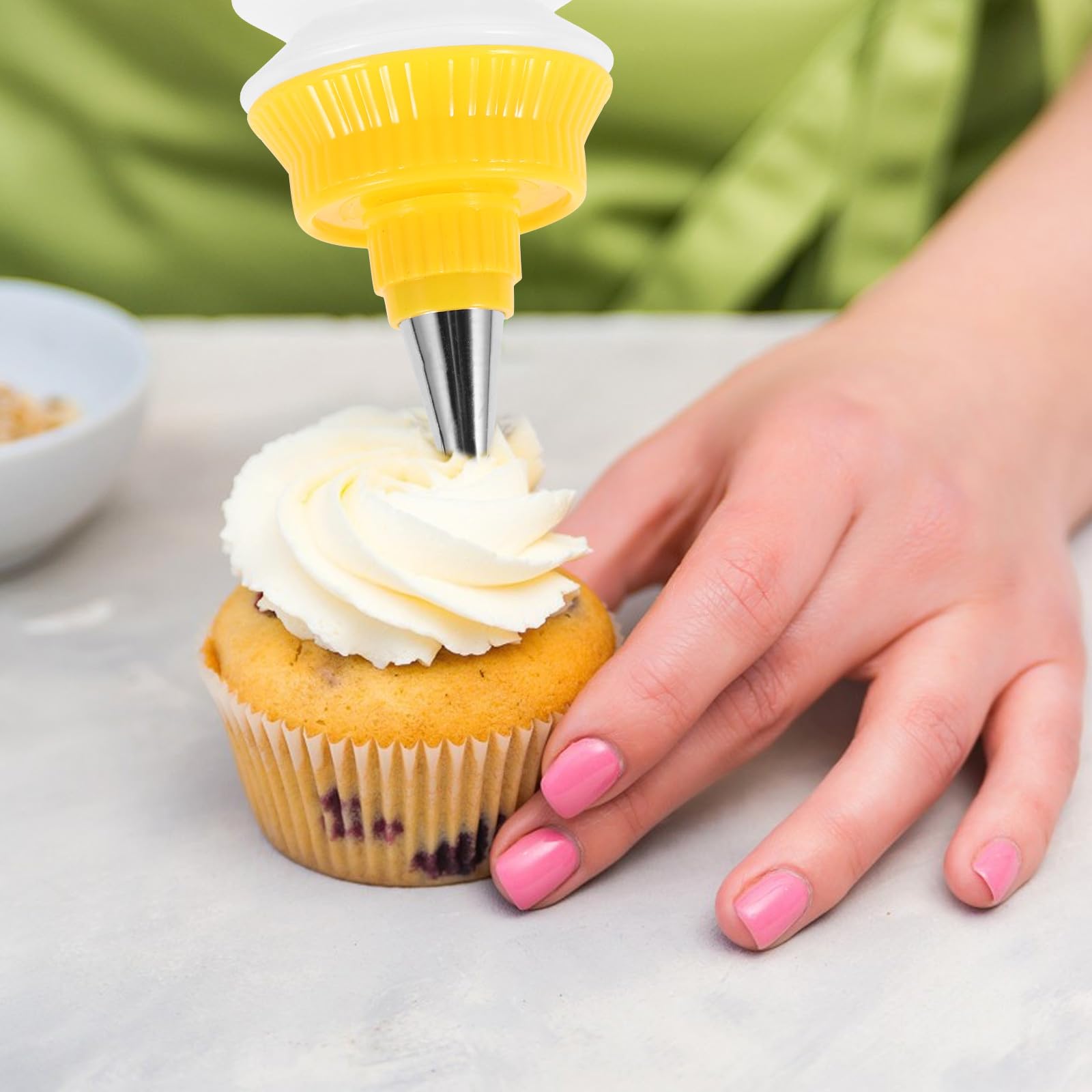 IMIKEYA Bouteille de Glaçage pour Biscuits 2 Pièces en PP Réutilisable Portable, Accessoires de Décoration de Gâteau pour Décorer Cookies et Pâtisseries Couleur Couleur Aléatoire