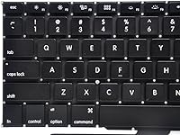 Vista 5 de Padarsey Teclado retroiluminado de repuesto con diseño de EE. UU. compatible con MacBook Pro de 15 pulgadas A1398 2013 2014 2015 Retina