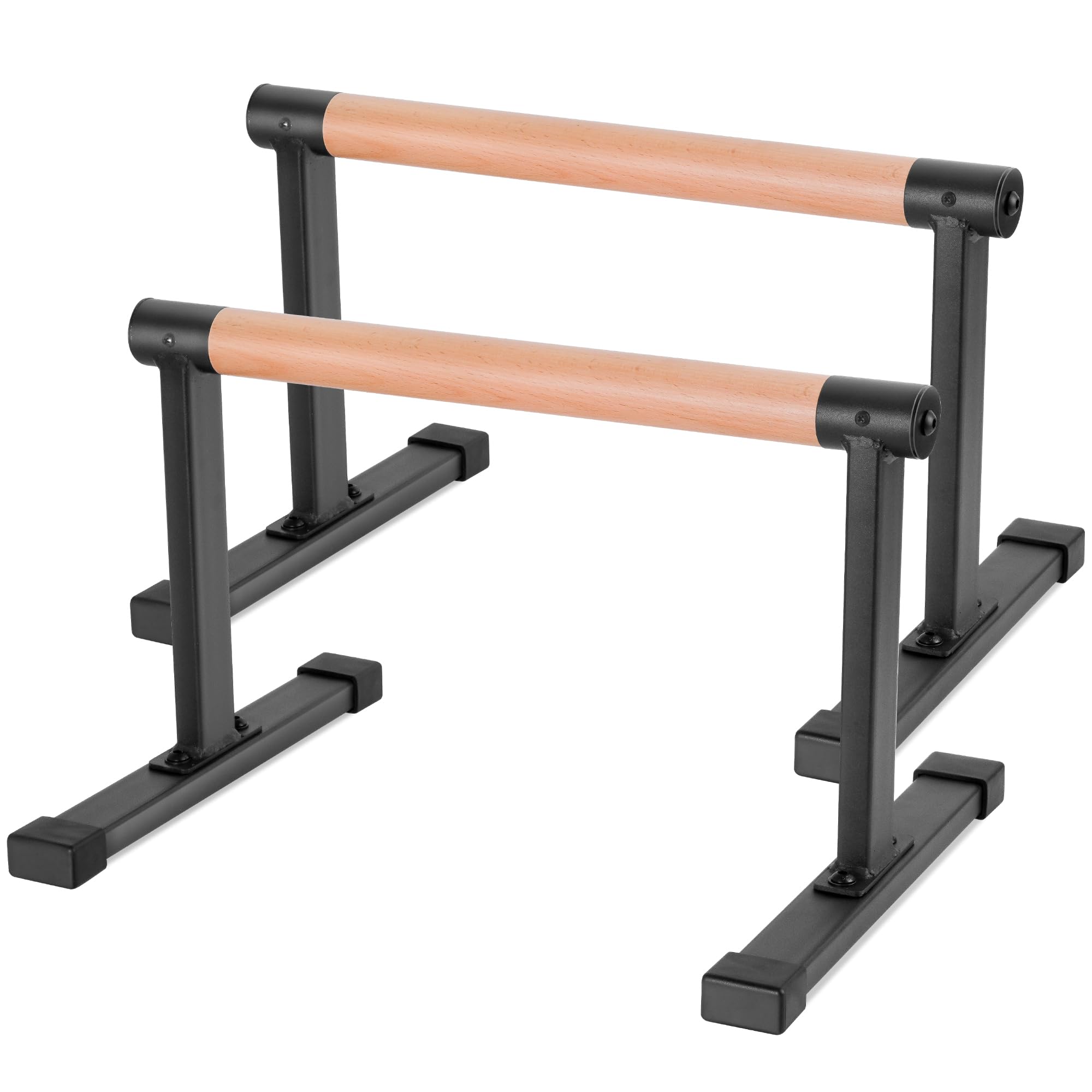 Parallettes, Calisthenics Griffe für Handstand, Push-Ups, Liegestützgriffe Holz für Fitness zuhause & Outdoor, Home Calestetic Equipment