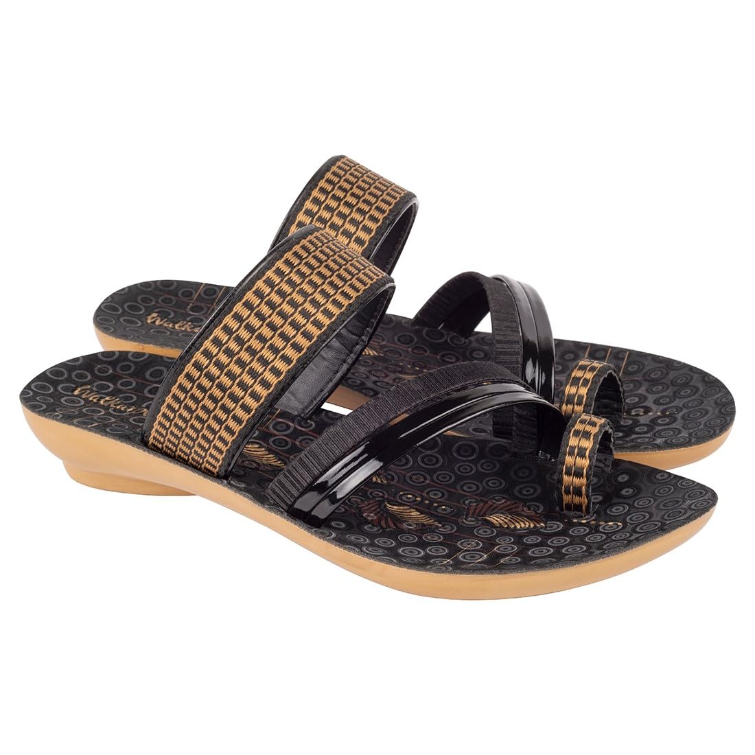 See full amazon price history chart for WALKAROO WL7363 Womens Fashion Sandals for Casual Wear and Regular use - Black Gold WALKAROO WL7363 Womens Fashion Sandals for Casual Wear and Regular use - Black Gold (B0CNKP8GR6) Amazon Price History, Amazon Price Tracker