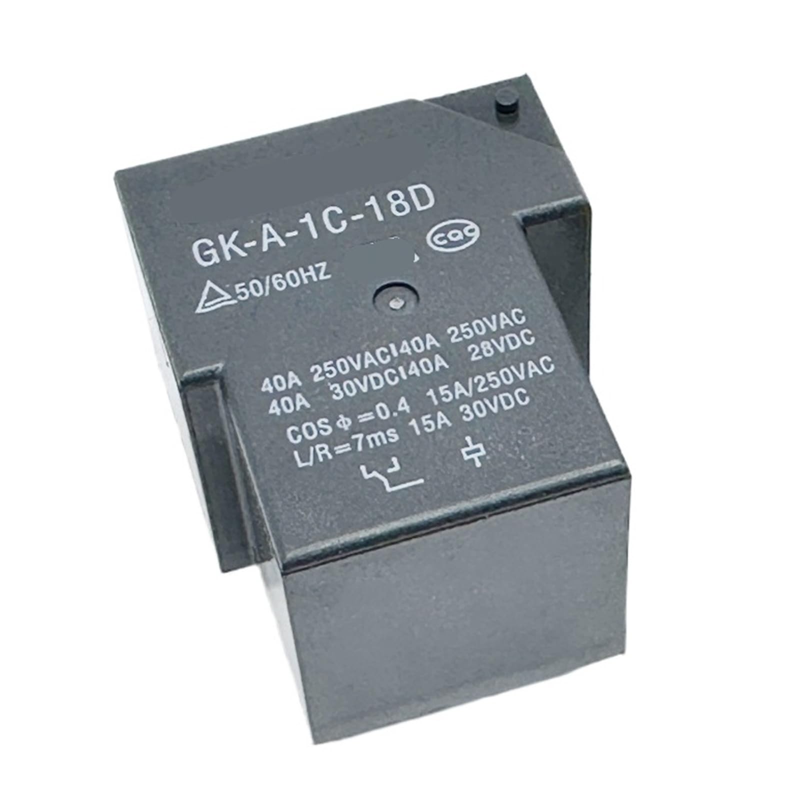 Relé GK-A-1C-18D 18V de 40A alta capacidad con conmutación estable de 6 pines 3