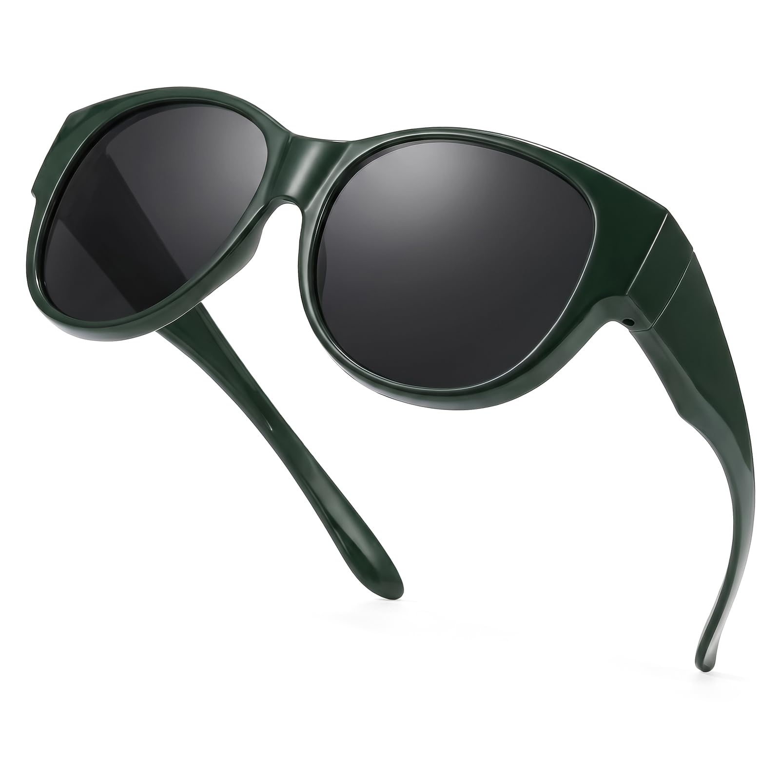 Photo 1 of TJUTR Fit Over Glasses Sunglasses for Women, Polarized Oversized Sun Glasses with UV400 Protection