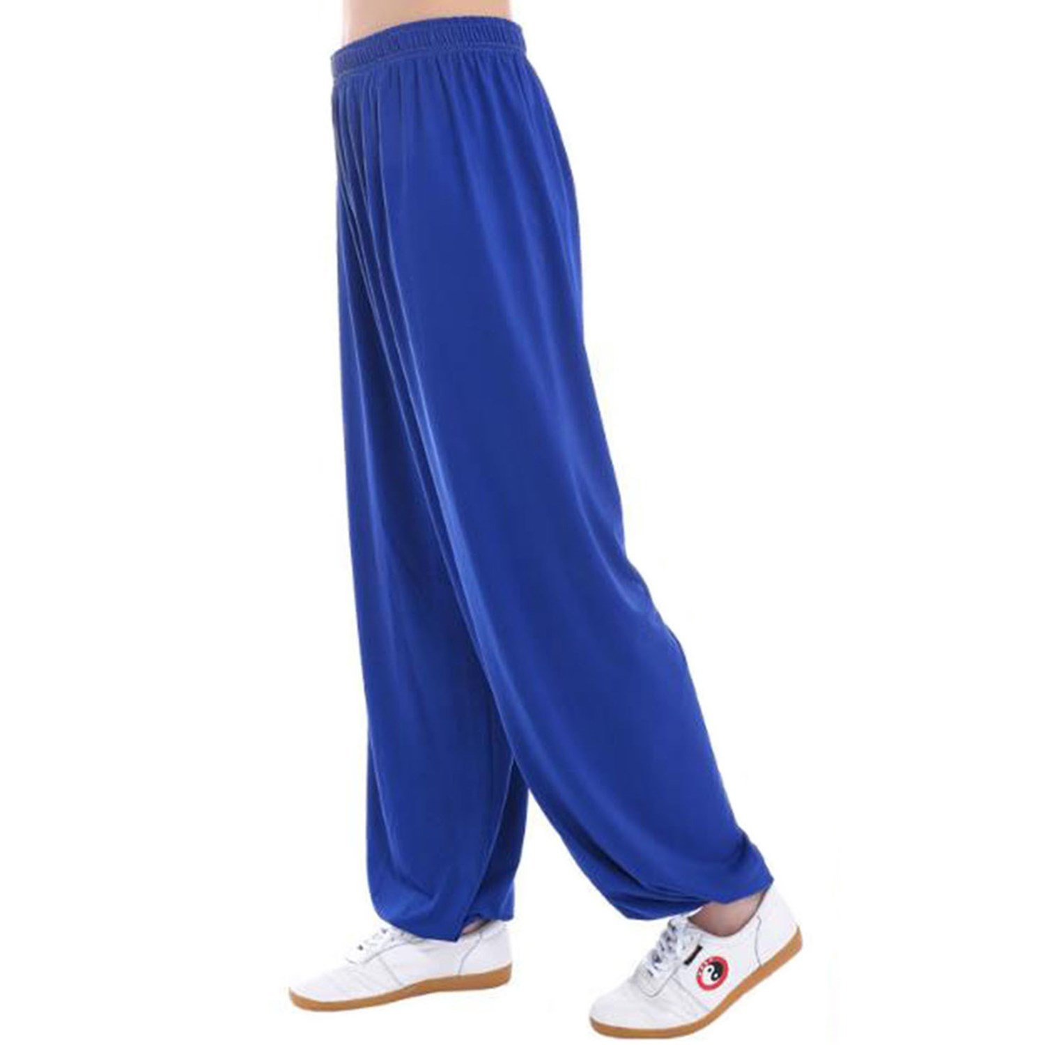 MESHIKAIER Pantalones harén súper suaves para hombre, pantalones de ocio, pantalones bombachos, pantalones de yoga, pantalones deportivos para 4 estaciones
