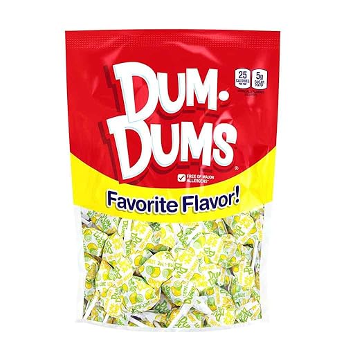 Miniatura 1 de Dum Dums Lollipops sabor limón lima 1-50 Ct bolsa
