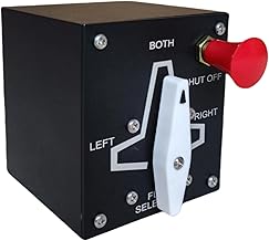 Meza-Fuel Tank Selector for Flight Simulator Game MSFS2020, X-Plane,FSX,Prepar3D for a Home Cockpit or Standalone use on a Desk