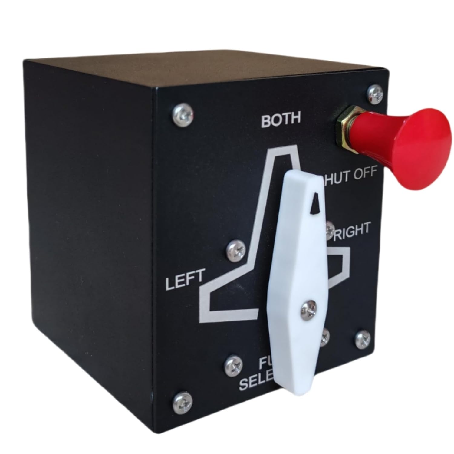 Meza-Fuel Tank Selector for Flight Simulator Game MSFS2020, X-Plane,FSX,Prepar3D for a Home Cockpit or Standalone use on a Desk