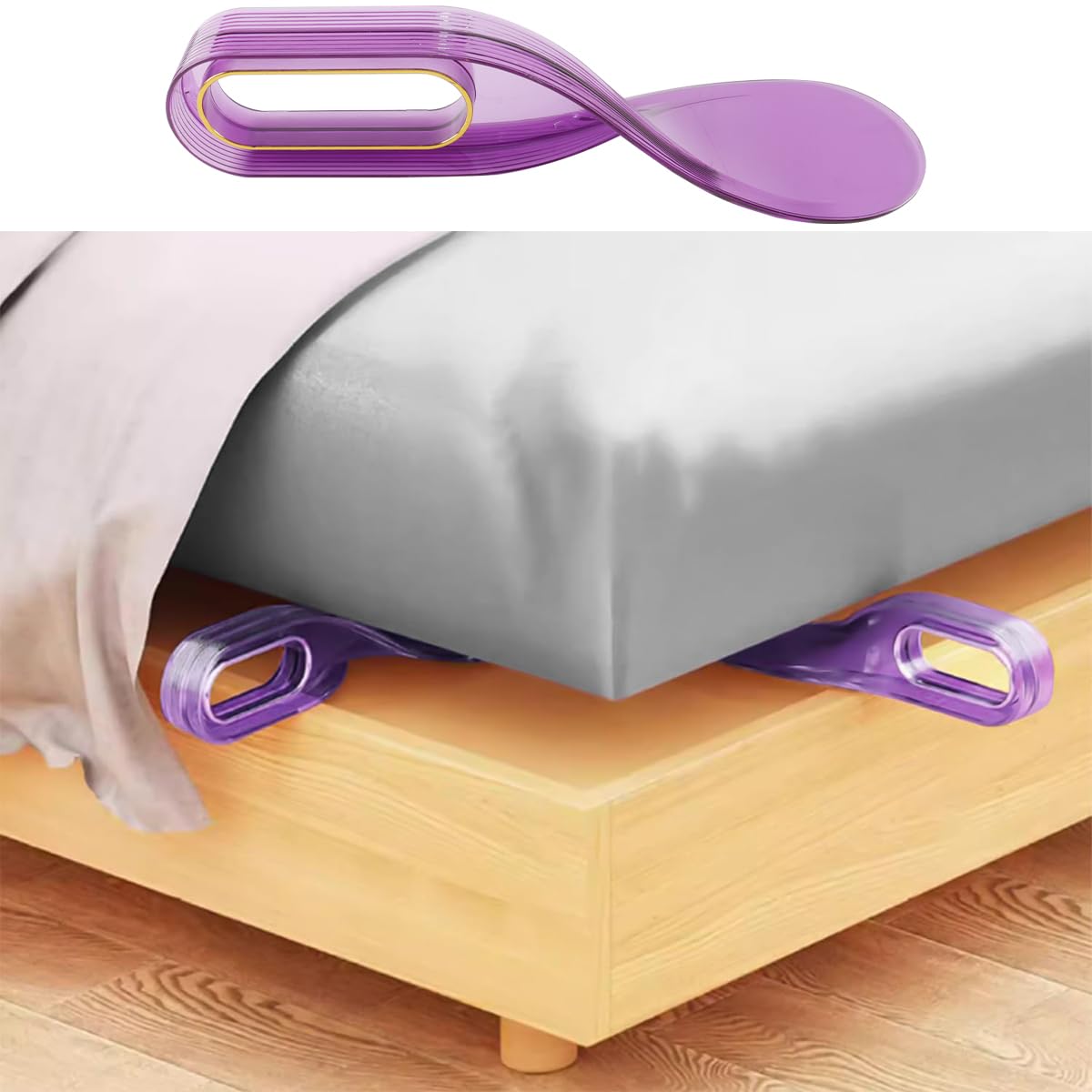 2 Piezas Herramienta Levantadora Colchón Ajustadora Cama Elevador Para Cambiar Sábanas Hacer Cama Herramienta Práctica Levantar Colchones