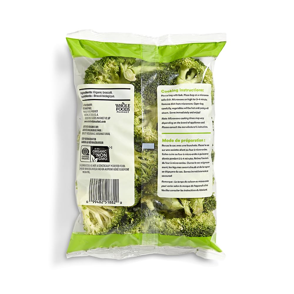 365 by Whole Foods Market, Organic Broccoli Florets, 10 oz