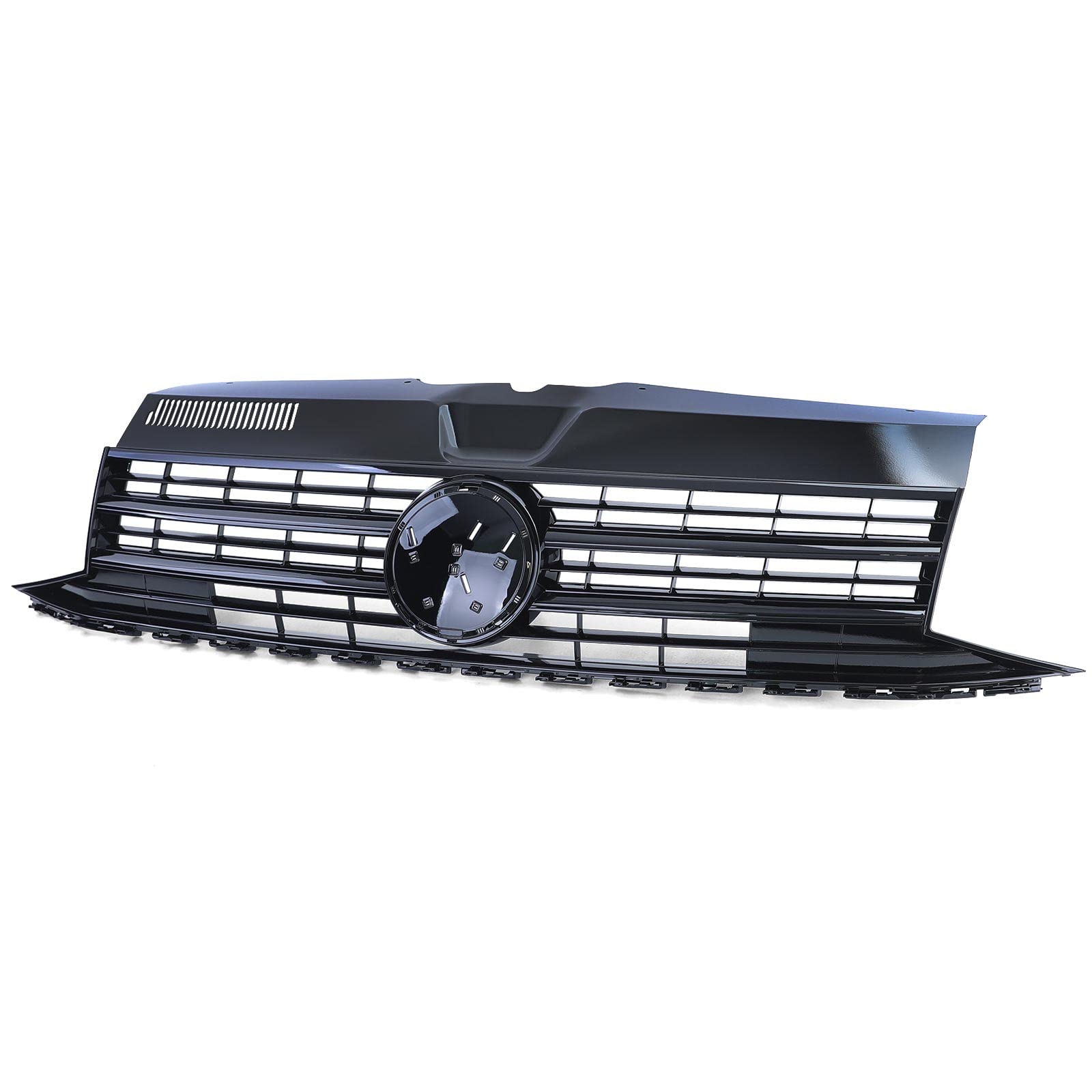 Kühlergrill Schwarz Glanz für Emblem für VW T6 Bus Transporter 15-19