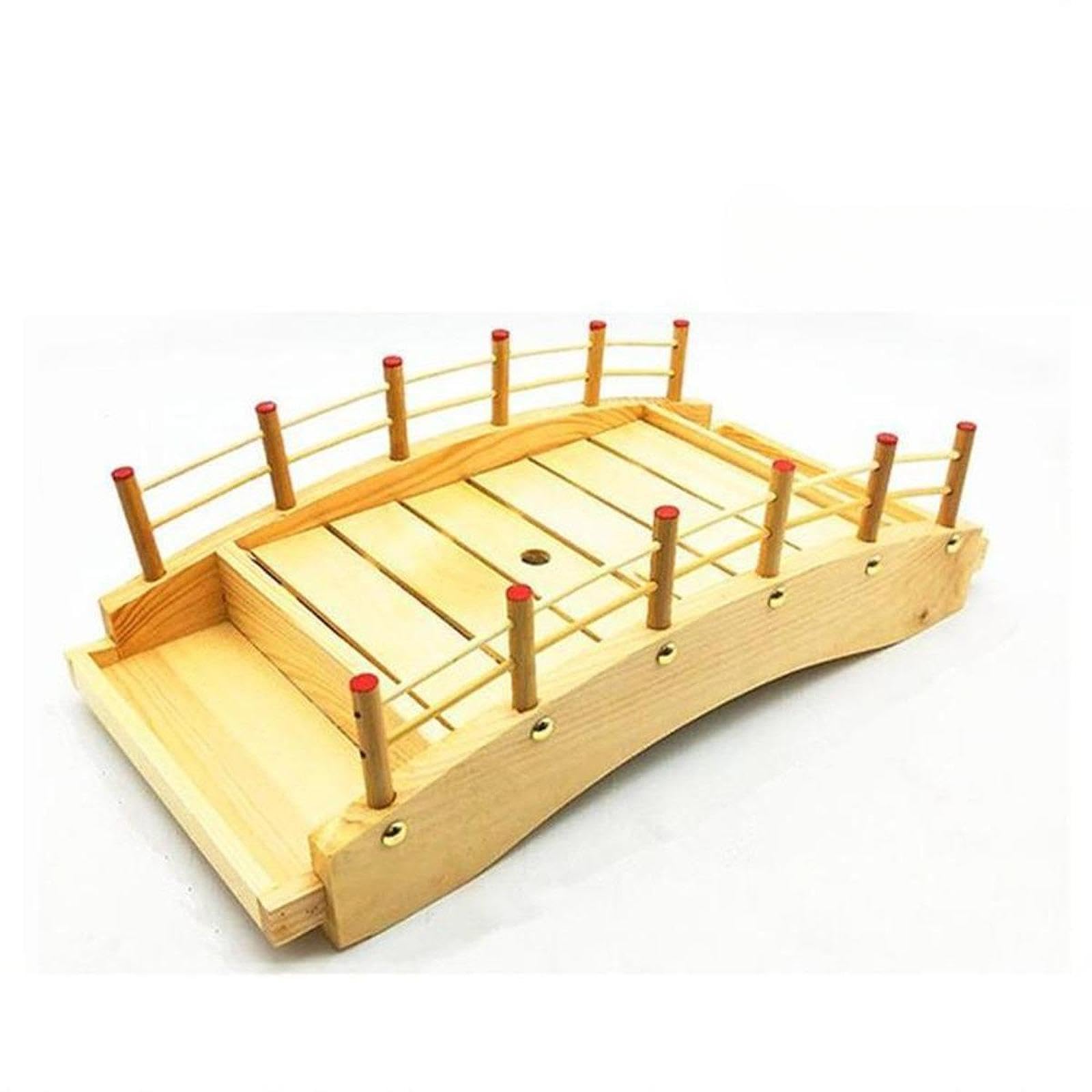 Sharplace Prime de sushi en bois Prime en bois pont assiette assiette de nourriture de nourriture pour pâtisse, M