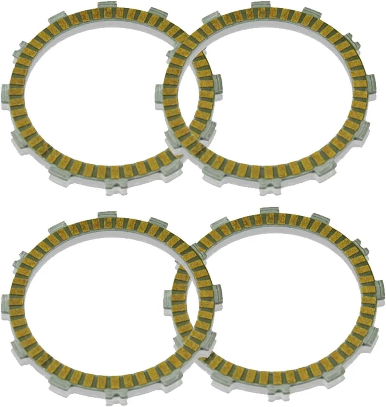 4Pcs Motorcycle Fibrous Street Clutch Discs Plates For AR80 1986