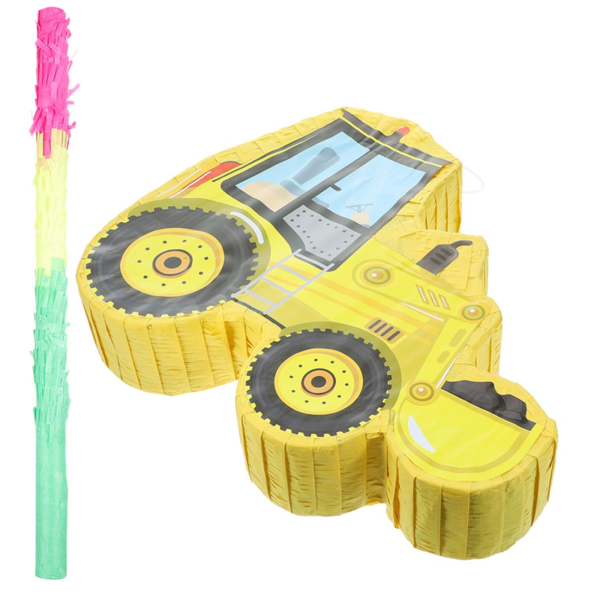 Piñata Excavadora Papel de Fiesta de Cumpleaños Infantil