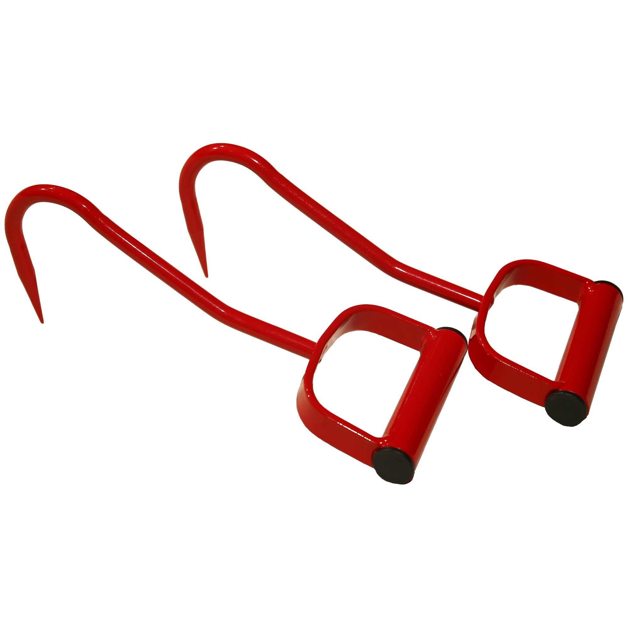 Ganchos de heno rojos de 11 pulgadas 47010500 – Herramienta de movimiento de pacas resistente para caballos, alimentación de ganado, diseño de acero duradero resistente al óxido con agarre
