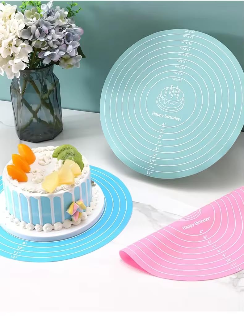 Silicone Baking Mat - Pizza Dough Rolling Mat -3 Silicone Baking Mat - Pizza Dough Rolling Mat -3
