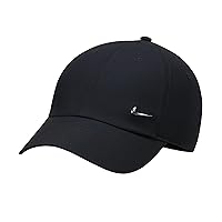 Nike Club Cappuccio, Nero/Argento Metallizzato