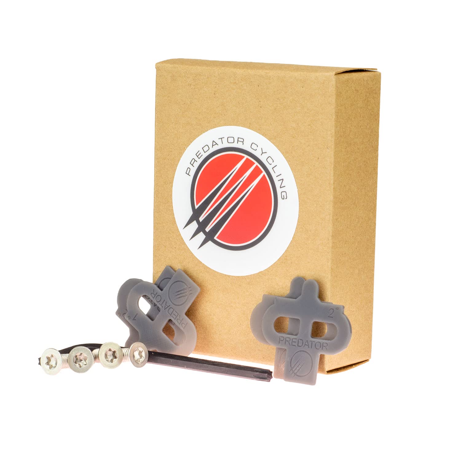 SPD, 2-Hole Cleat Compatible, 1° and 2° Wedge, Mountain Biking, Predator Cycling