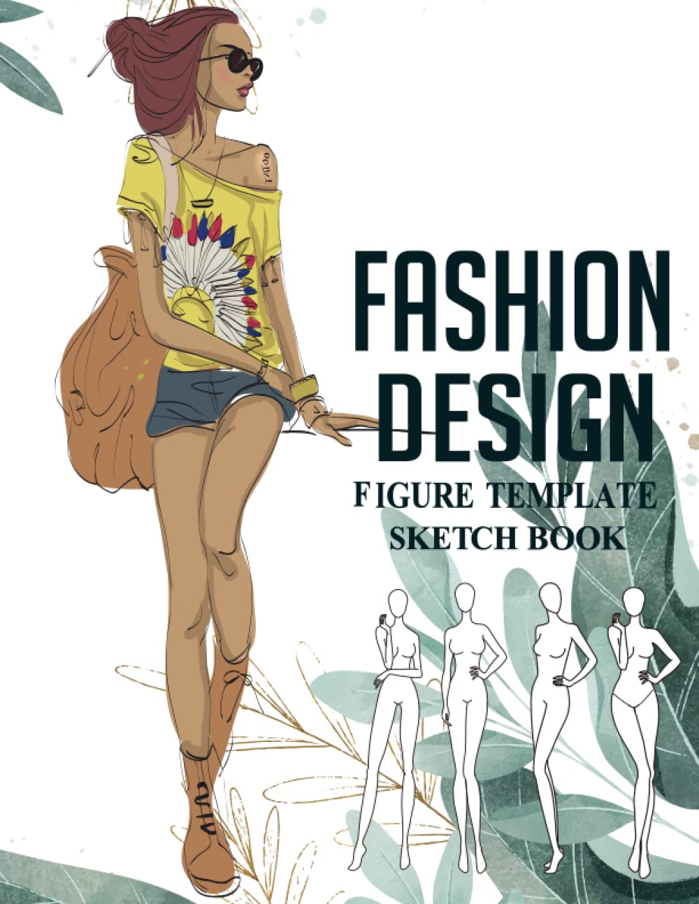 Fashion Sketchbook Figure Template: Large Female Figure Template For Sketching and Designing| Fashion Design Books| Gifts for Anyone And Who Like Fashion Design