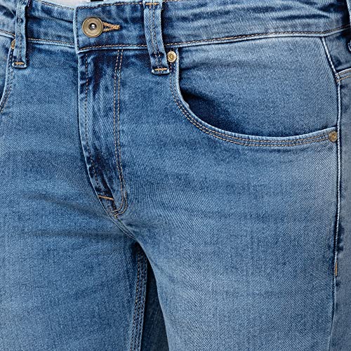 Image of Spykar Men's Rafter Boot Cut Mid-Rise Casual Jeans