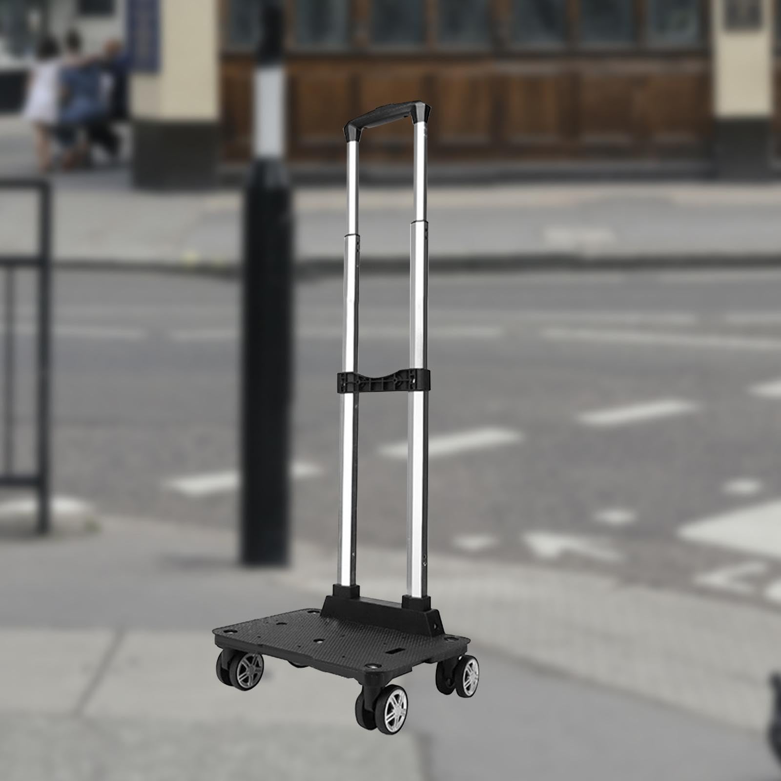 Porte-Bagages Pliable avec roulettes pour Les Voyages et Le Shopping, Quatre Roues