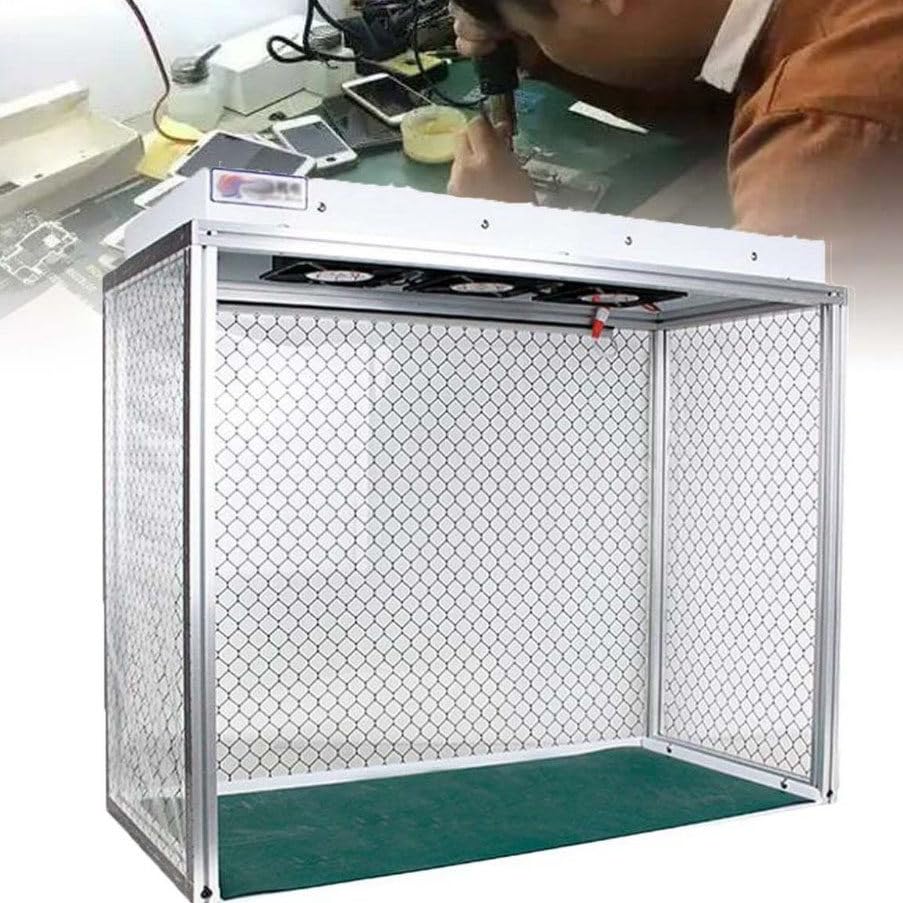 Banc de nettoyage avec filtre HEPA classe 100 pour station verticale sans poussière