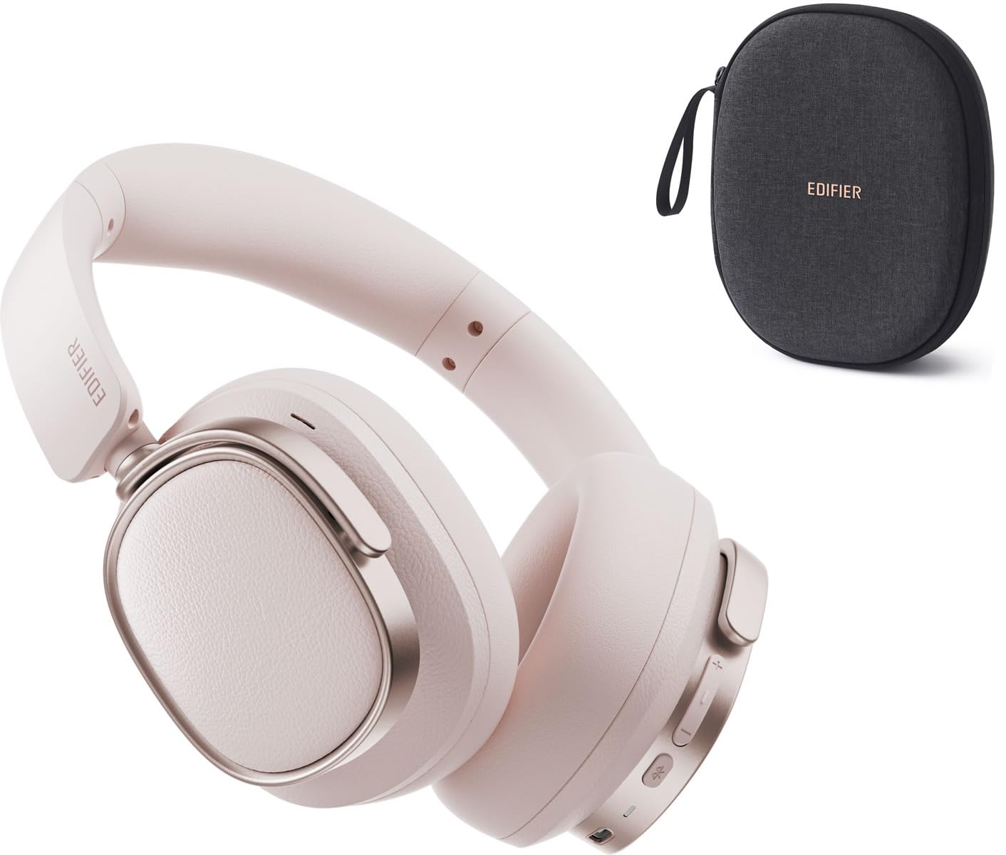 美品｜ワイヤレスヘッドホン｜レザー調｜高級感あり｜約1ヶ月使用 Edifier EDIFIER公式 | W820NB PLUS ANC ワイヤレスヘッドホン