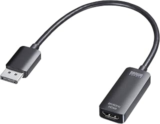 Sanwa Supply DisplayPort-HDMI 转换适配器(对应8K)/AD-DP8KHDR